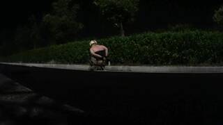 slut self-bondage enema and excreted in public 1