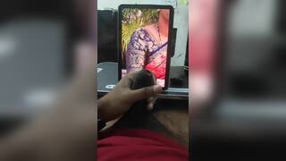 Ambika Cum Tribute Part 2