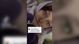 tiktok egirl sucking her tits (seenmytibbies, tibs4days)