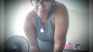 Thick BBW Dances and Strips Nude