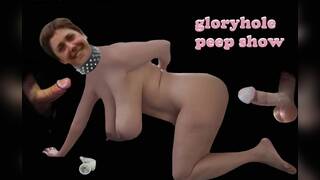 brune nerdy big tits cleavage tribute loads !