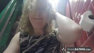 Lisa's Toilet Upskirt clip