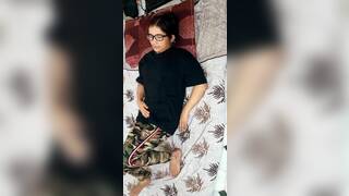 Mature step mom fucking hard her son