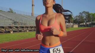 cumshot athletic gianna dior gets fucked hard in the locker room