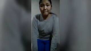 Asian girl showing nude n fingering pussy