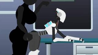 StickGirl and The Sexbot | A Futanari Sticknodes Animation |