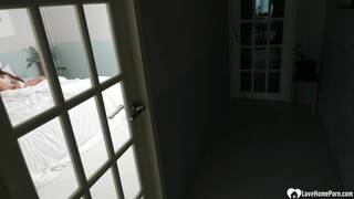 Waking up my stepsister with a hard cock