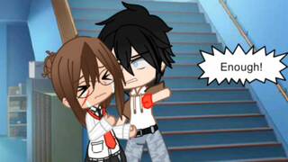 Teacher teaches the bully and the nerd how to love each other - gacha club