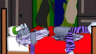 Sex with abandoned animatronic