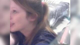 College couple blowjob on cam