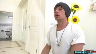 Brandi Love Cuckold's Her Stepson With 2 Big Black Negro Cocks