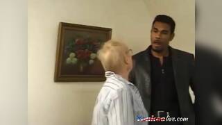 Granny with black cock