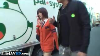 Japanese random sweet teen accepts casual sex