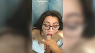 María eating my delicious sperm 720p