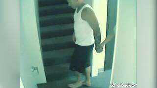 Dirty blonde rides cock in doggystyle