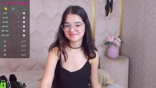 Kristina Frolova puts four fingers in her ass.