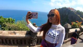 Bali vacation trip visiting a national park with hot amateur sex once home