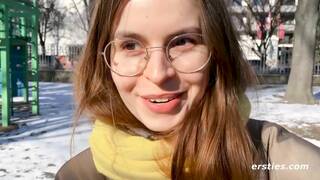 Ersties - All Natural Daniela Explores Her Underwear Fetish While She Inserts Them In