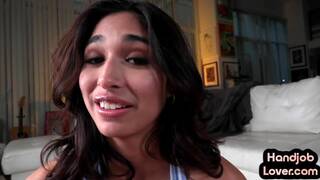 Tugging POV 21yo GF rides cock and talks dirty to her BF