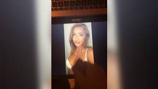 Cumming for a Instagram tribute