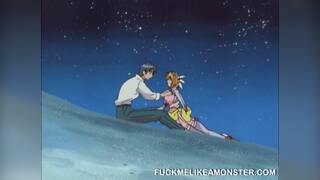 Anime teens fucking under the stars