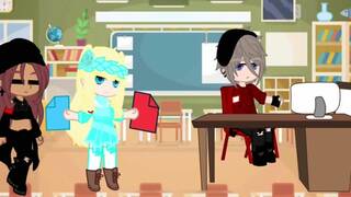 A jerk is having sex with blonde cute class present