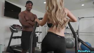 Curvy Milf Kayla Kayden Bangs Her Black Stud Trainer