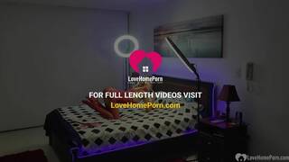 Stepsister in red lingerie gets pounded hard