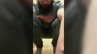 Polish guy real kneel punishment