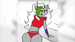 Roxanne Wolf Gets Railed - FNAF Security Breach