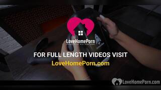 Girlfriend fools around with a sex toy