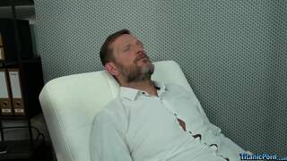 Hot Psychiatrist Amy Douxxx Rides Patients Big Cock Anal