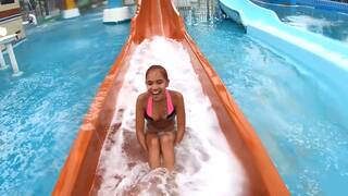 Waterpark fun and sex at home after with hot Thai girlfriend