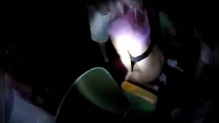 Amateur orgy in movie theater