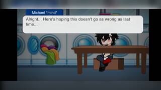 Micheal turned Mannequin, Elizabeth and Charlie's fun