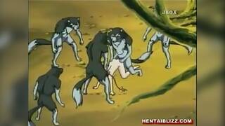 Meninas violentadas por monstros hentai