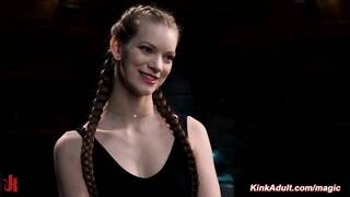 Erin Everheart enduring extreme bondage from her captor