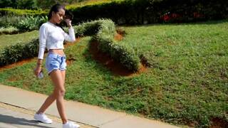 Curly Latina Teen In Hot Acro Yoga Pussy Smash With The Sex Packer