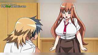 Busty horny babe has sex at home