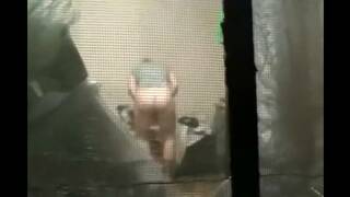 watching stepmom's hot ass from balcony