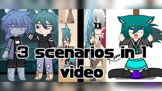 3 in 1 || Late Birthday Special || Gacha gay