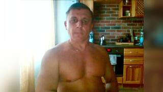 Handsome Russian Daddy Cums