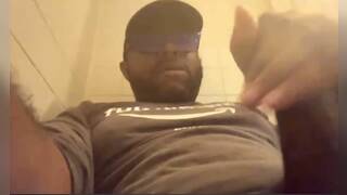Hot Black Man with BBC Cums