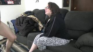 Tatted BBW MILF Sucks & Titty-Fucks a Big Cock