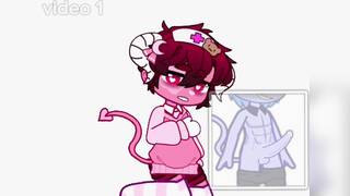 3 videos in one video (Gacha femboy oc)