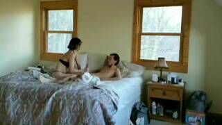 Tattooed Latina Babe Rides Dick in Airbnb