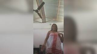 she gives quick flash