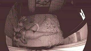 Chubby stepmom caught dildoing her pussy