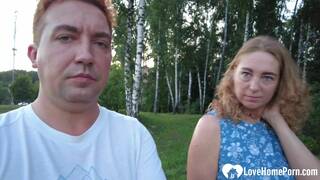 Picked up MILF gets fucked hard outdoors