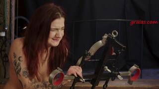 Master Dominates and Whips His Skinny Girl